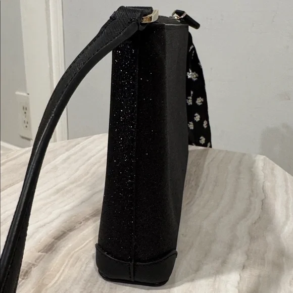 Kate Spade Shimmy Glitter Black Sparkle Crossbody - Picture 8 of 17
